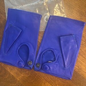 Leather Fingerless Gloves